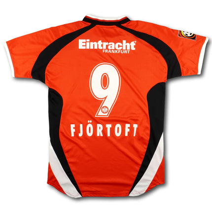 Eintracht Frankfurt 2000-01 Trikot heim DFB-Patch - FJÖRTOFF #9 - 7/10 - [L]