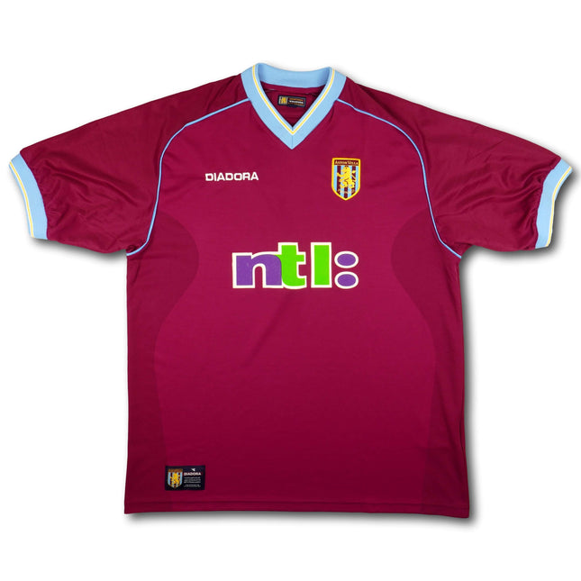 Aston Villa 2001-02 Trikot heim - GINOLA - 7/10 - [XL]