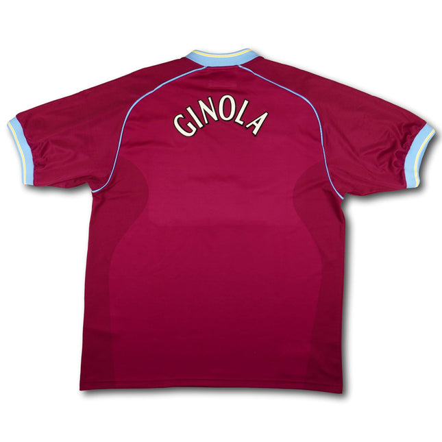 Aston Villa 2001-02 Trikot heim - GINOLA - 7/10 - [XL]