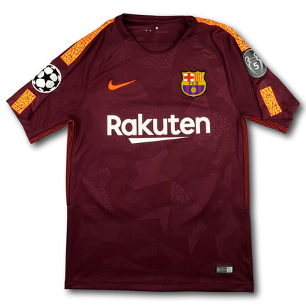 FC Barcelona 2017-18 Trikot drittes Meistersaison - S: ROBERTO #20 - 7/10 - [S]