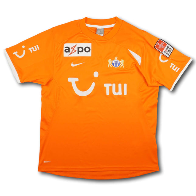 FC Zürich 2008-10 Trikot auswärts Meistersaison (08/09) signiert vom Team - HASSLI #29 - 5/10 - [M]