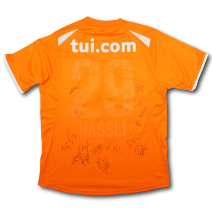 FC Zürich 2008-10 Trikot auswärts Meistersaison (08/09) signiert vom Team - HASSLI #29 - 5/10 - [M]