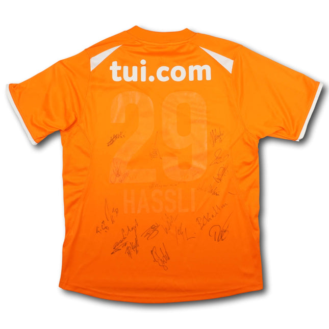 FC Zürich 2008-10 Trikot auswärts Meistersaison (08/09) signiert vom Team - HASSLI #29 - 5/10 - [M]
