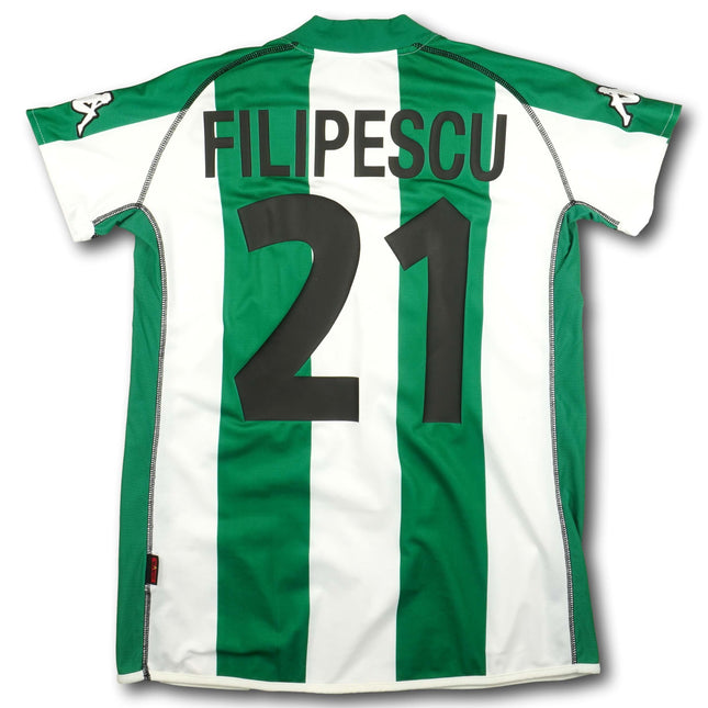 Real Betis 2002-03 Trikot heim - FILIPESCU #21 - 7/10 - [XL]
