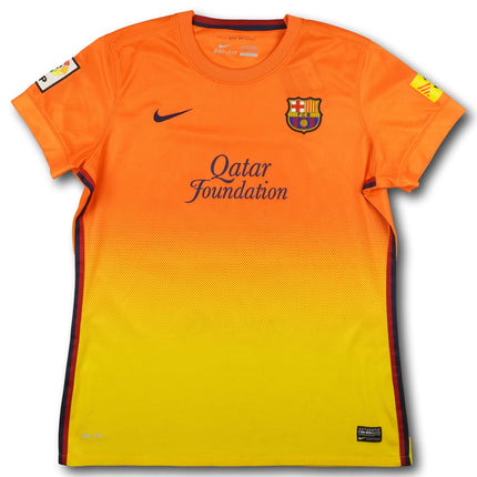 FC Barcelona 2012-13 Trikot auswärts Damen-Schnitt - MESSI #10 - 9/10 - [L]