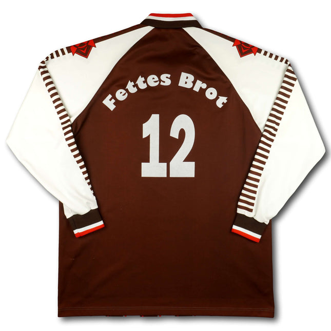 FC St. Pauli 1996-97 Trikot heim - FETTES BROT #12 - 7/10 - [XL]