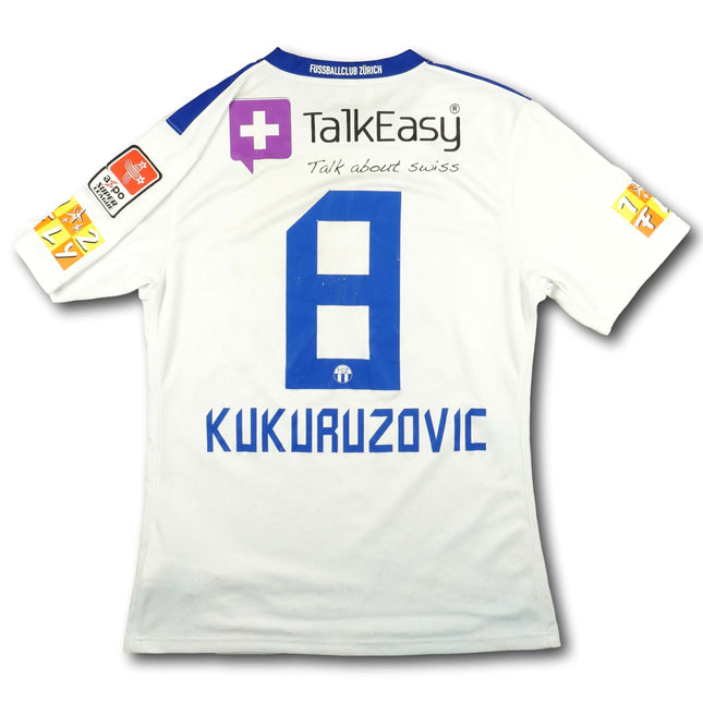FC Zürich 2009-11 Trikot heim Player Issue - KUKURUZOVIC #8 - 7/10 - [L]