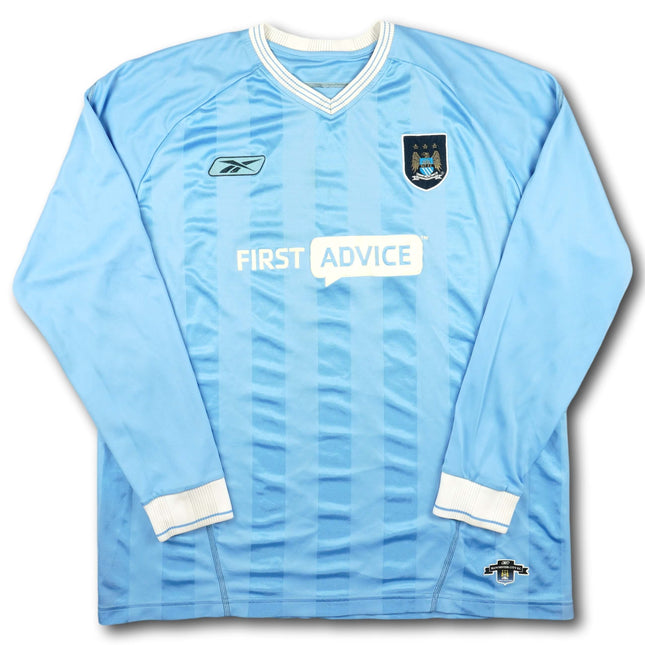 Manchester City 2003-04 Trikot heim - L/S - 6/10 - [XL]