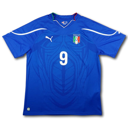 Italien 2010 Trikot heim - BALOTELLI #9 - 7/10 - [XL]