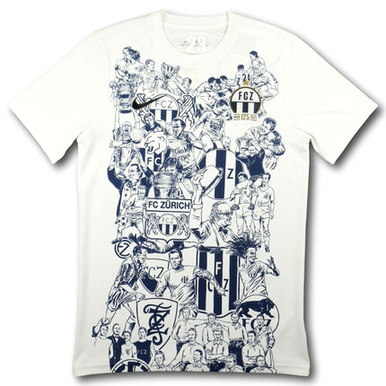 FC Zürich 2021-22 Trikot pre-match Meistersaison & 125 Jahre Jubiläum - 7/10 - [M]