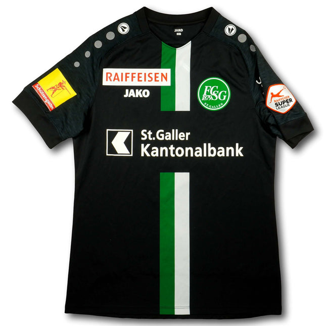 FC St. Gallen 2020-21 Trikot auswärts Player Issue - STERGIOU #4 - 9/10 - [M]