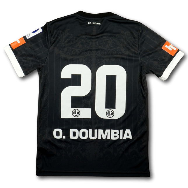 FC Lugano 2022-23 Trikot heim Player Issue - O.DOUMBIA #20 - 8/10 - [M]