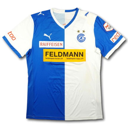 GC Zürich 2012-13 Trikot heim Player Issue Cupsieger - GRICHTING #3 - 6/10 - [XL]
