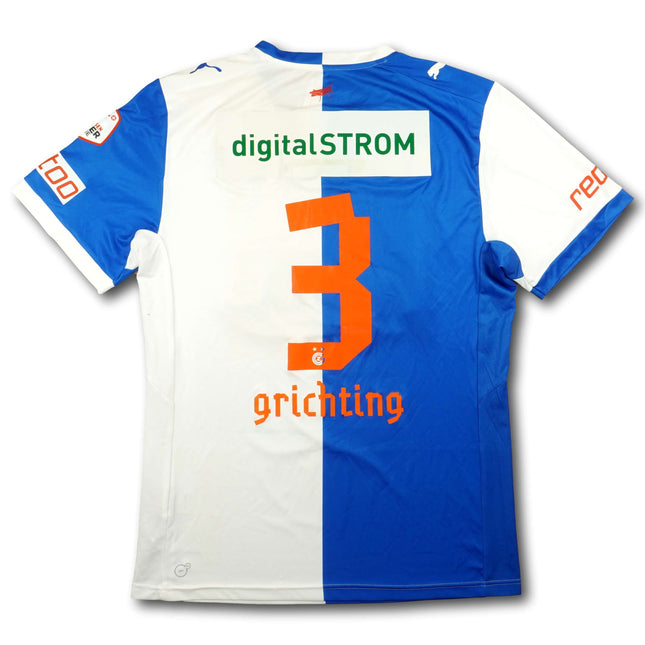 GC Zürich 2012-13 Trikot heim Player Issue Cupsieger - GRICHTING #3 - 6/10 - [XL]