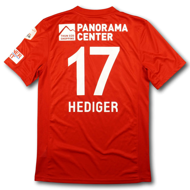 FC Thun 2014-15 Trikot heim Player Issue - HEDIGER #17 - 8/10 - [S]