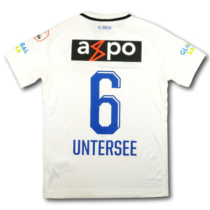 FC Zürich 2018-19 Trikot heim Player Issue - UNTERSEE #6 - 6/10 - [M]