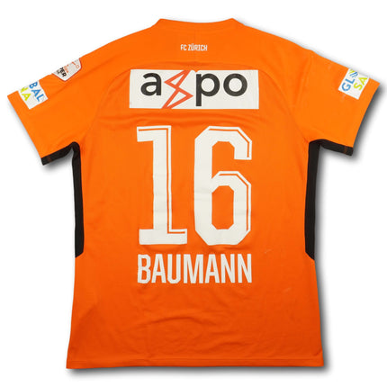 FC Zürich 2017-18 Trikot torhüter Player Issue - BAUMANN #16 - 4/10 - [L]