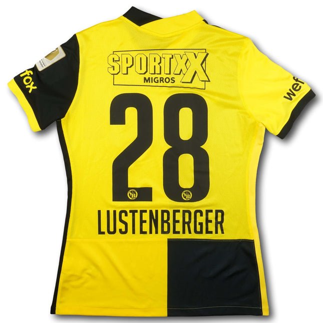 BSC Young Boys 2021-22 Trikot heim Player Issue - LUSTENBERGER #28 - 9/10 - [L]