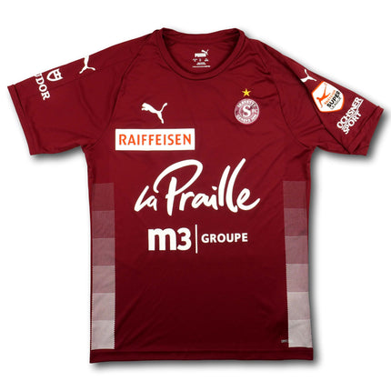 Servette FC 2020-21 Trikot heim Player Issue - ROUILLER #4 - 9/10 - [M]