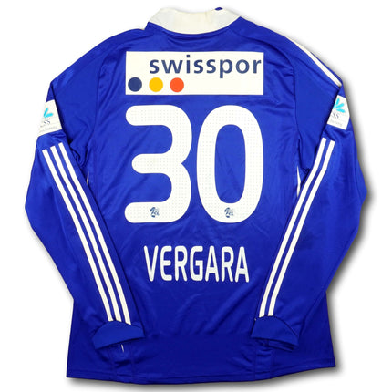 FC Luzern 2009-11 Trikot heim Player Issue - L/S - VERGARA #30 - 7/10 - [L]