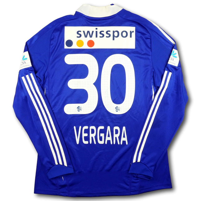 FC Luzern 2009-11 Trikot heim Player Issue - L/S - VERGARA #30 - 7/10 - [L]