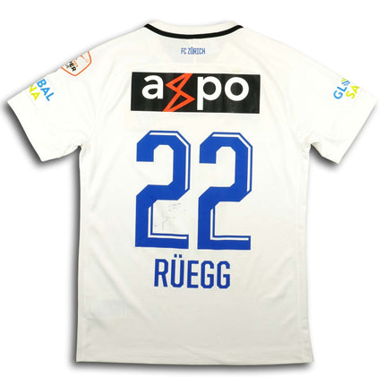 FC Zürich 2018-19 Trikot heim Player Issue signiert - RÜEGG #22 - 7/10 - [M]
