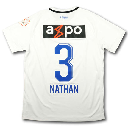 FC Zürich 2019-20 Trikot heim Player Issue - NATHAN #3 - 8/10 - [L]