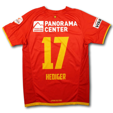 FC Thun 2012-13 Trikot heim Player Issue - HEDIGER #17 - 7/10 - [M]