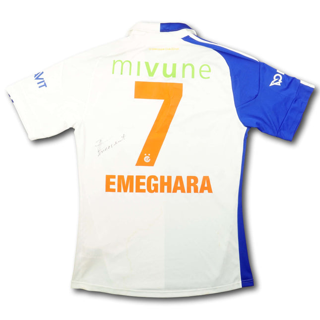 GC Zürich 2010-12 Trikot heim Player Issue signiert - EMEGHARA #7 - 5/10 - [M]