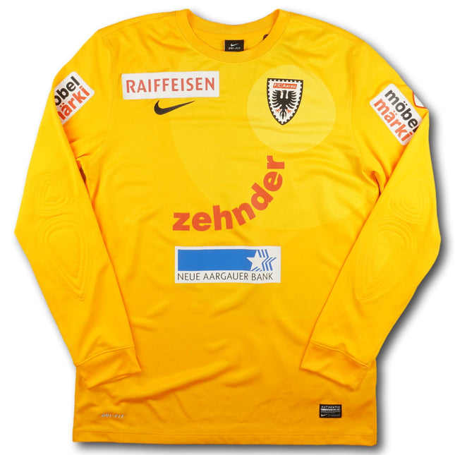 FC Aarau 2013-14 Trikot torhüter Player Issue - L/S - MALL #1 - 7/10 - [M]