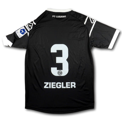 FC Lugano 2021-22 Trikot heim Player Issue Cupsieger - Heimtrikot V2 - ZIEGLER #3 - 9/10 - [L]