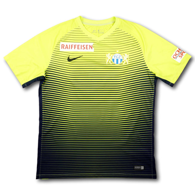 FC Zürich 2017-18 Trikot torhüter Cupsieger - Baumann #16 - 6/10 - [L]