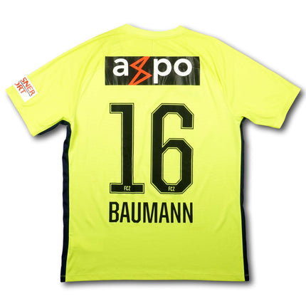 FC Zürich 2017-18 Trikot torhüter Cupsieger - Baumann #16 - 6/10 - [L]