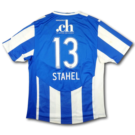 FC Zürich 2007-09 Trikot heim Player Issue Meistersaison (08/09) - STAHEL #13 - 5/10 - [L]