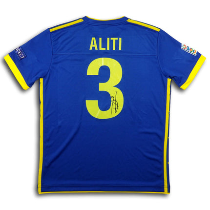 Kosovo 2018 Trikot heim Player Issue signiert - ALITI #3 - 8/10 - [L]