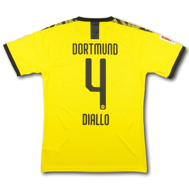 Borussia Dortmund 2019-20 Trikot heim Player Issue - DIALLO #4 - 8/10 - [L]