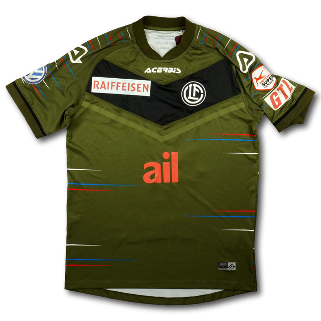 FC Lugano 2019-20 Trikot drittes Player Issue - KÉCSKES #4 - 8/10 - [L]