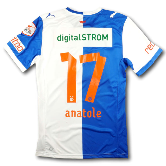 GC Zürich 2012-13 Trikot heim Player Issue Cuspieger - ANATOLE #17 - 8/10 - [M]
