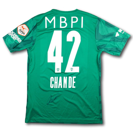 FC Vaduz 2021-22 Trikot torhüter Player Issue signiert - CHANDE #42 - 9/10 - [M]