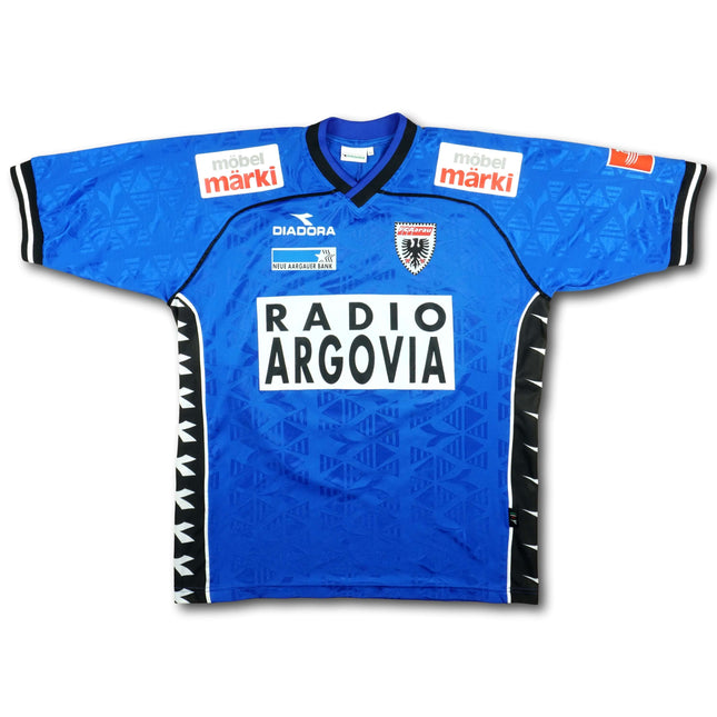 FC Aarau 2000-01 Trikot auswärts Player Issue - IVANOV #9 - 7/10 - [XL]