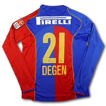 FC Basel 2004-06 Trikot heim Player Issue Meistersaison (04/05) - DEGEN #21 - 7/10 - [XL]