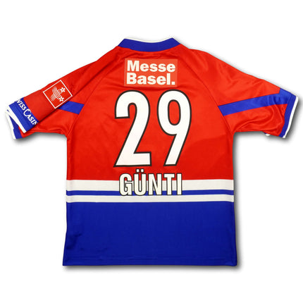 FC Basel 1998-99 Trikot heim Player Issue - GÜNTI #29 - 7/10 - [L]