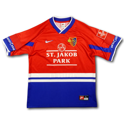 FC Basel 1998-99 Trikot heim Player Issue - GÜNTI #29 - 7/10 - [L]