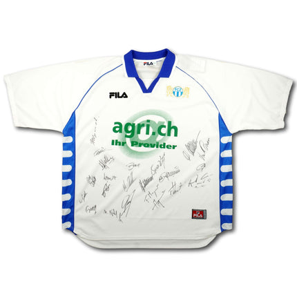 FC Zürich 2000-01 Trikot heim signiert vom Team - 8/10 - [XXL]