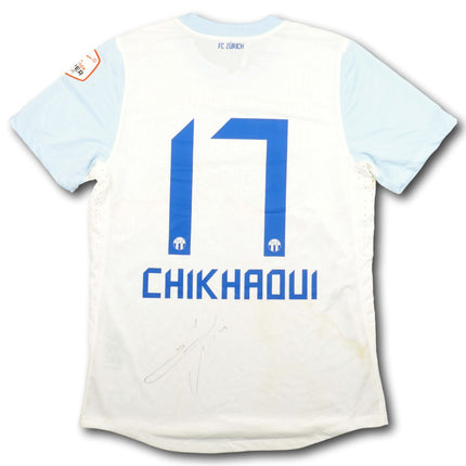 FC Zürich 2012-13 Trikot heim Player Issue signiert - CHIKHAOUI #17 - 5/10 - [L]
