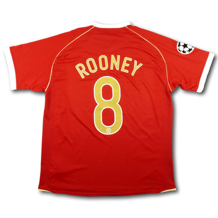 Manchester United 2006-07 Trikot heim Meistersaison - ROONEY #8 - 9/10 - [L]