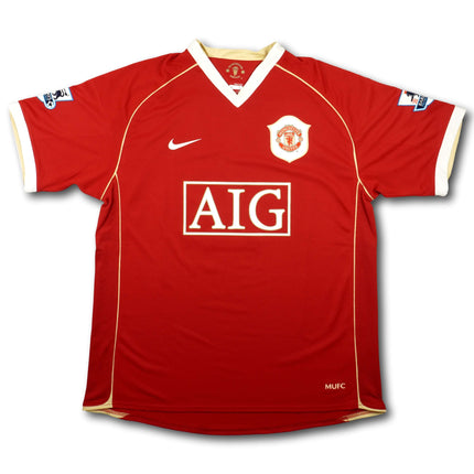 Manchester United 2006-07 Trikot heim - SMITH #14 - 8/10 - [L]