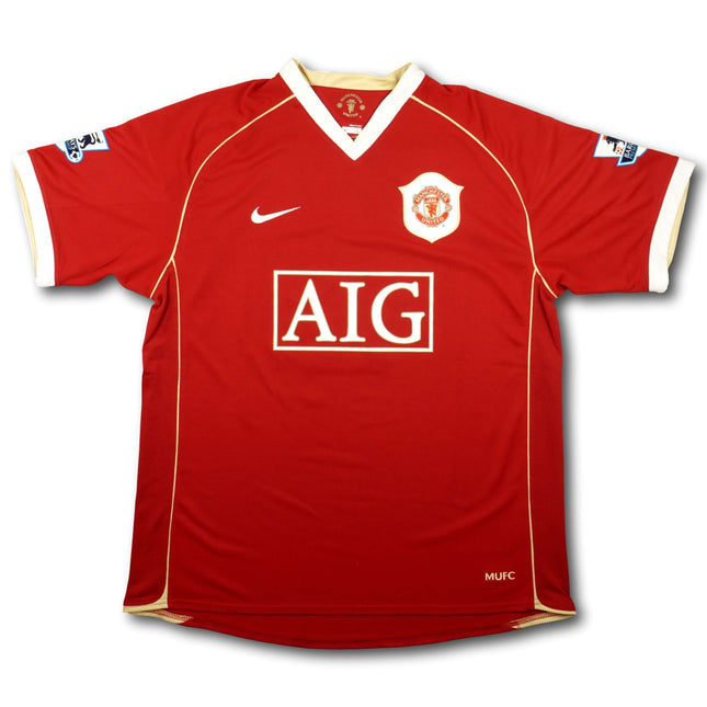 Manchester United 2006-07 Trikot heim - SMITH #14 - 8/10 - [L]
