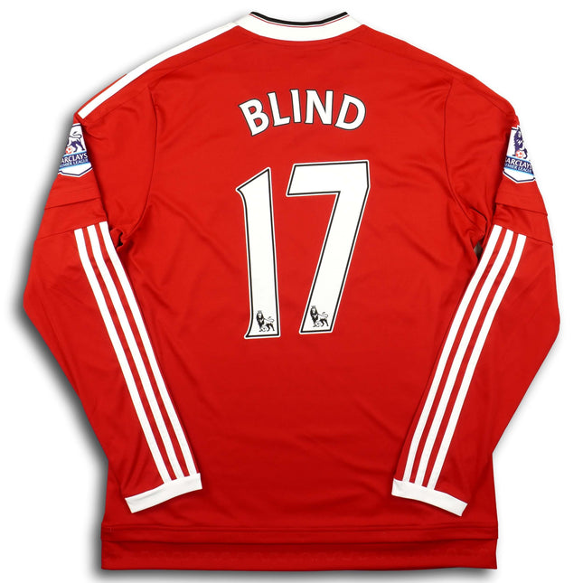 Manchester United 2015-16 Trikot heim - L/S - BLIND #17 - 9/10 - [M]