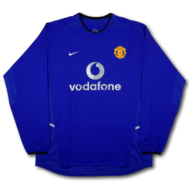 Manchester United 2002-03 Trikot drittes Meistersaison - L/S - BECKHAM #7 - 9/10 - [L]